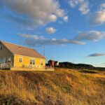 Milla Jovovich Instagram – What an insanely magical experience we had staying in the gorgeous town of Bonavista #newfoundland! Our cabin was literally heaven. Every morning I would wake up an hour before my daughter @everanderson just to sit on the porch and stare at the sea, drink my tea and do a crossword. After Ever finished work on her new movie #peterpanandwendy in the evening, we would go for walks, climbing the rocky cliffs leading down to the ocean. I loved watching her jumping from rock to rock, scrambling around like a little gazelle. At this time of year the weather has been incredible, the wind is fierce but warm, both exhilarating and relaxing. It’s really been unforgettable getting to know this gorgeous, rugged bit of paradise. Thank you to all the wonderful people of this community for welcoming us with open arms!✨