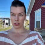 Milla Jovovich Instagram – What an insanely magical experience we had staying in the gorgeous town of Bonavista #newfoundland! Our cabin was literally heaven. Every morning I would wake up an hour before my daughter @everanderson just to sit on the porch and stare at the sea, drink my tea and do a crossword. After Ever finished work on her new movie #peterpanandwendy in the evening, we would go for walks, climbing the rocky cliffs leading down to the ocean. I loved watching her jumping from rock to rock, scrambling around like a little gazelle. At this time of year the weather has been incredible, the wind is fierce but warm, both exhilarating and relaxing. It’s really been unforgettable getting to know this gorgeous, rugged bit of paradise. Thank you to all the wonderful people of this community for welcoming us with open arms!✨