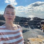 Milla Jovovich Instagram – What an insanely magical experience we had staying in the gorgeous town of Bonavista #newfoundland! Our cabin was literally heaven. Every morning I would wake up an hour before my daughter @everanderson just to sit on the porch and stare at the sea, drink my tea and do a crossword. After Ever finished work on her new movie #peterpanandwendy in the evening, we would go for walks, climbing the rocky cliffs leading down to the ocean. I loved watching her jumping from rock to rock, scrambling around like a little gazelle. At this time of year the weather has been incredible, the wind is fierce but warm, both exhilarating and relaxing. It’s really been unforgettable getting to know this gorgeous, rugged bit of paradise. Thank you to all the wonderful people of this community for welcoming us with open arms!✨