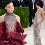 Tessa Thompson Instagram - Thank you to dream designer @irisvanherpen and @voguemagazine for having me at the @metcostumeinstitute for the evening. 
@gettyentertainment 

❤️‍🔥

To the most brilliant collaborators, I am always so grateful for you: 
head: @lacyredway 
digs: @waymanandmicah 
face: @manthony783 
hands: @stephstonenails 
skin: @thebeautysandwich