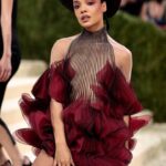 Tessa Thompson Instagram - Thank you to dream designer @irisvanherpen and @voguemagazine for having me at the @metcostumeinstitute for the evening. 
@gettyentertainment 

❤️‍🔥

To the most brilliant collaborators, I am always so grateful for you: 
head: @lacyredway 
digs: @waymanandmicah 
face: @manthony783 
hands: @stephstonenails 
skin: @thebeautysandwich