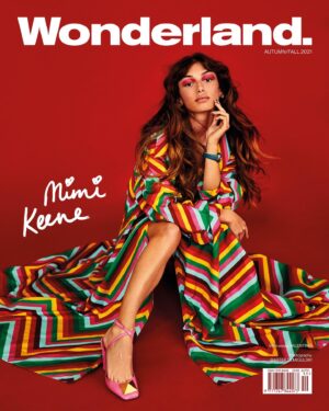 Mimi Keene Instagram - @wonderland 🌈

Photographer @smiggi 
Stylist @toniblaze 
Hair @asahi_sano 
Makeup @jamesorileymua 
Nails @ellavivii