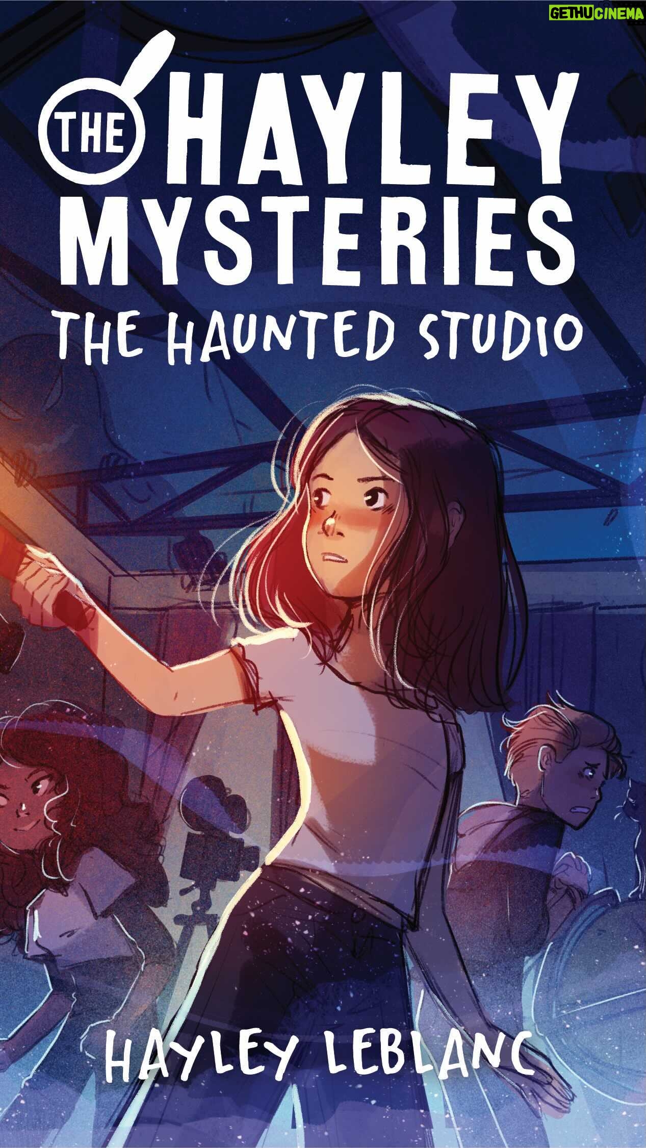 Haley LeBlanc Instagram - excited to announce my new book - “The Hayley Mysteries: The Haunted Studio”! 📕 link in bio.