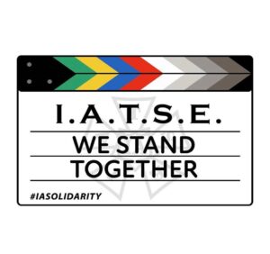 Lauren Cohan Instagram - None of what we do is possible without our crews. I stand with IATSE! #iasolidarity 💪🏼