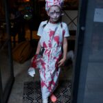 Milla Jovovich Instagram - Ummmm yea. And then this happened😂 my little 6 year old zombie butcher on Halloween. She wanted to be scary and well, we came up with this look🤷🏻‍♀️ I guess I didn’t think it was that big of a deal? Well she made two boys in first grade cry and then was asked to remove her bloody apron, bloody knives and bloody hat for the remainder of the school day🤦🏻‍♀️. Not my best parenting moment. But she was super happy about it so I won’t lie, I’m pretty proud of our work😂 #notmybestparentingmoment #chrisbrennerphoto