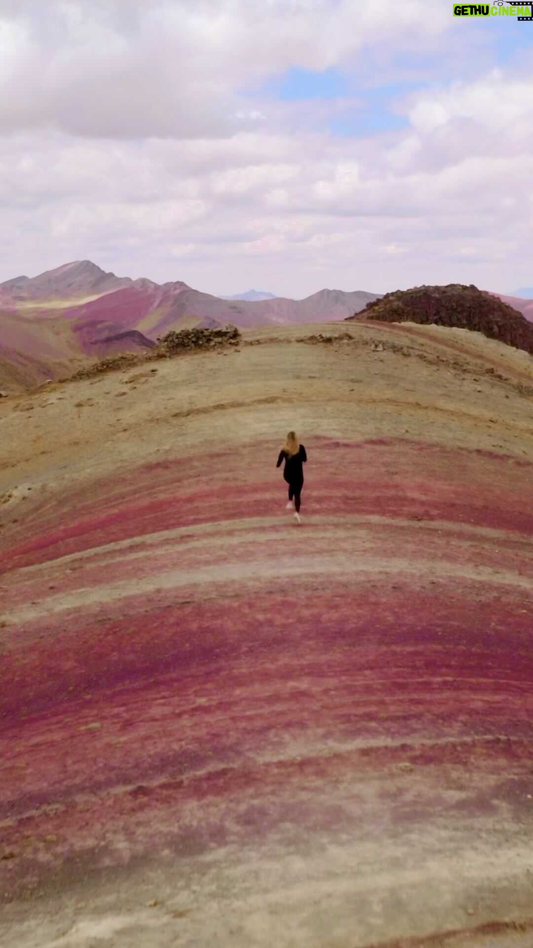 Kinsey Wolanski Instagram - The most beautiful mountains I have ever seen…… 14,000ft high at the palccoyo rainbow mountains