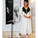 Tessa Thompson Instagram - Nothing Is Black & White EXCEPT our film (@passingmovie), these three @rodarte dresses, and my dog Coltrane.