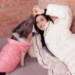 Victoria Song Instagram - Cold outside but warm inside. #WeLoveWinter @moncler