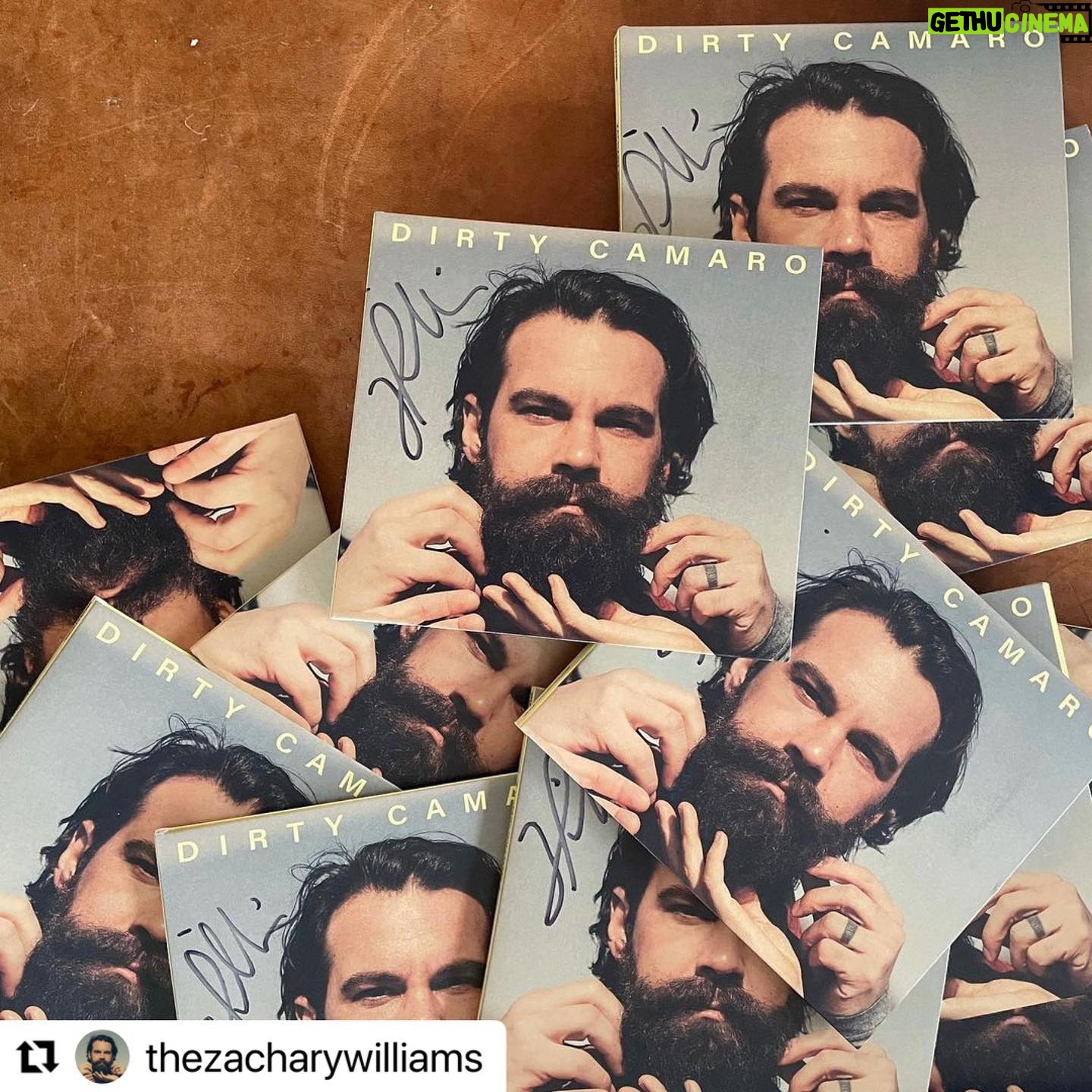 Lena Headey Instagram - IZZZZZZZAOUT !!!! Git it .. Go to @thezacharywilliams AND do your ears a FAVOR ❤️❤️❤️ #Repost @thezacharywilliams with @make_repost
・・・
IT’S HERE!!! The debut Zachary Williams album #DirtyCamaro has been unleashed to the world for your ears 💿 thank you to @robertellismusic, @jockblosh, @jorelaif, @jlaportamasters, @adenbubeck, @willvanhornmusic, @ashleymonroemusic, @johnboymusic, @andersoneast, @thad_cockrell, Veronica Gan, Austin Burket, Imelda Tecson, @buffij, @jeffdazey and EVERYONE ELSE who made this record a possibility. I love you.
.
And to Mrs. @stacy_williams. You’re the butter in my syrup. Thanks for listening all those years as I paced back and forth on the front porch telling you how badly I wanted to make this thing. Thank you for pushing me to put my money where my mouth is and actually do it.