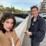 Milla Jovovich Instagram - #throwbackthursday found this selfie from our trip to Paris with my amazing husband for the @balmain show! So incredible to have some mommy daddy time in one of the most beautiful cities in the world with my man! #romanticgetaway #mommydaddytime #muchneededalonetimewithmyman