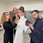 Burcu Biricik Instagram - backstage 🤘🎈