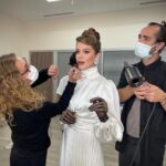 Burcu Biricik Instagram - backstage 🤘🎈
