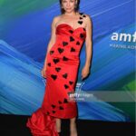 Milla Jovovich Instagram - Want to give a huge thank you to our amazing glam team from both @everanderson and I for making us both look gorgeous at last night @amfar gala!
Make up: @hollysilius 
Hair: @officialdanilohair 
My dress: @jeremyscott 
Ever’s dress: @miumiu