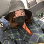 Aubrey Plaza Instagram - 🎄witch on a plane 🎄 #christmaswitch #yuletidewitch #christmaswitchworldtour #casualwitchhats #travelingwitch