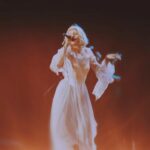 Aurora Aksnes Instagram – Thank you so much Mexico City 🧡 I felt like a ball of ice, dancing on a stage of fire. 
Thank you all for coming to see us. Playing for an ocean of 20.000 floating heads still felt so intimate and pure. Purrrrrrrr purrrrrr 
Magical moments taken by @ilean_zuniga