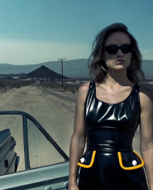 Olivia Wilde Instagram - Honored to have spent a few days of fun in the desert with @annieleibovitz and the brilliant @voguemagazine team for this story, written by Alexandra Schwartz. Thank you @gabriellak_j @edwardlampley @gracegraceahn @sergiokletnoy. Truly what is life? 🤯