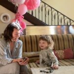 Milla Jovovich Instagram – A little peek into the last week😘 
Now these moments look ideal. And they truly are. And their are a few reasons for that. 1. I have lots of help. I have two INCREDIBLE nannies who have been with my family for years and who are some of my nearest and dearest friends. My father lives with us and is always there. I have amazing friends and family who are constantly around bringing joy to our lives. 2. I have a husband who loves to be home with us and shares all the tough parts of parenting with me. 3. I have a career that I love and that’s been incredibly successful which gives me the financial privilege of spending a lot of time with my family. 4. Because of said privileged life, I have had access to abortion, used it and chose the right time to have children, with the right man. I CHOSE to have children. Because I WANTED them so much. I wanted to be a mother. I wanted to spend time with my family. I could afford children. I was able to live my life to the fullest before having children. They are not a burden but a joy. Because of laws like SB8 in Texas, these choices are now gone for so many women. And the women affected most are the ones living below the poverty line. They don’t have the privilege to wait and have babies when they want them and can truly give them the time and attention they demand. They won’t have the privilege of finishing their schooling and figuring out what they want to do with their OWN LIVES first. It’s heartbreaking. I read so many stories of child abuse and it’s laws like SB8 that will make child abuse statistics soar in the coming decade and longer. It’s staggering to think that in this day and age, people in power can talk about the right to choose when it comes to vaccines, but will dare take the right to choose from women when it comes to child birth. It’s state enforced pregnancy. It’s brutal that something which should be such a blessing is now a curse on so many women who can’t afford to travel out of state for help. Here’s some  links, people and org’s to support:
@abortionfunds
@thepinkhousedefenders
@wholewomans
@sistersong-woc
@plannedparenthood
@sarahsophief 
@rallyandrise
#abortionisessential
#bansoffourbodies