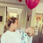 Camilla Luddington Instagram - Happiest of happys!!!! 🎈 

Ps. I’m aware my hair’s a mess. And I love it.