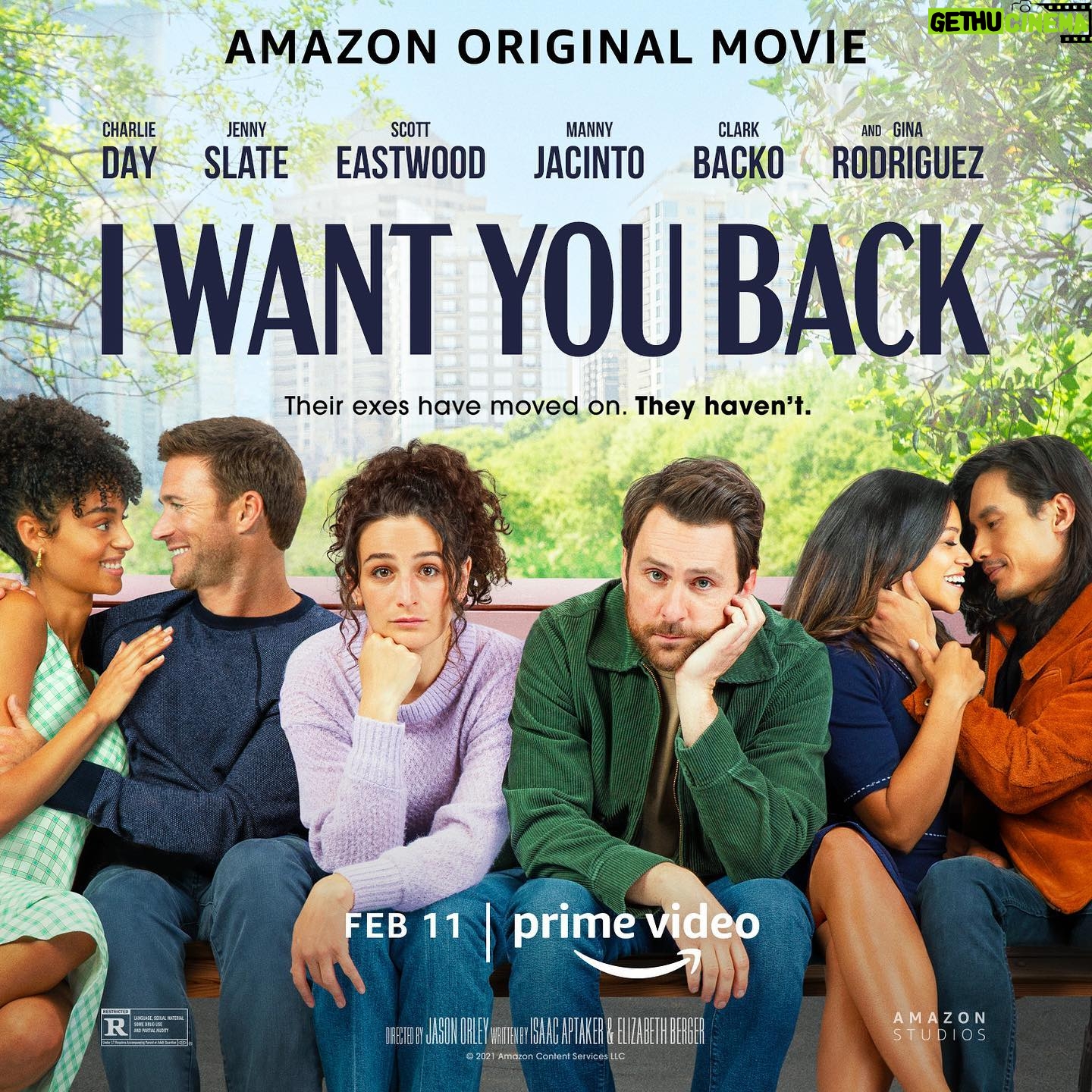 Gina Rodriguez Instagram - Getting your ex back is super easy, right? Just watch my new rom-com #IWantYouBackMovie on February 11, only on @AmazonPrimeVideo to find out how. Check back here tomorrow for another glimpse of the film!