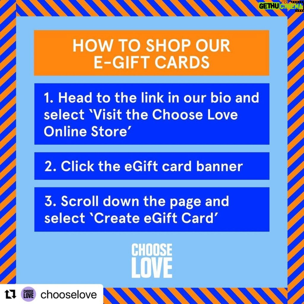 Lena Headey Instagram - #Repost @chooselove with @make_repost
・・・
Attention all last-minute festive shoppers. 
⠀⠀⠀⠀⠀⠀⠀⠀⠀
There may only be 3 sleeps to go, but it’s not too late to give the gift of love this holiday season. 
⠀⠀⠀⠀⠀⠀⠀⠀⠀
You can still choose from a range of essential items for refugees and purchase them on behalf of someone you love. Once you have chosen the gift you would like to give to a displaced person, select from our choice of beautiful ecard designs and write a personalised message to be emailed to your loved one. 
⠀⠀⠀⠀⠀⠀⠀⠀⠀
Click the link in our bio to visit our online shop and give a gift with heart to those who need it most. 
⠀⠀⠀⠀⠀⠀⠀⠀⠀
#chooselove #refugeeswelcome