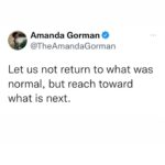 Amanda Gorman Instagram - 🚨BIG NEWS!!🚨 I wrote A New Day’s Lyric both to celebrate the new year & honor both the hurt & the humanity of the last one. To pay my words forward, ➡️I’m raising funds for the International Rescue Committee⬅️ (IRC) @rescueorg whose response to the coronavirus pandemic and humanitarian crises provide lifesaving programs to vulnerable communities worldwide 🌎❤️. Instagram has already pledged $50,000! Let’s take donations even higher. You can give at the link, and/or share the fundraiser —even a little goes a long way. I’m always shy to quote my own poems, but I believe it in my bones when I say:  Come, look up with kindness yet, for wherever we come together, we will forever overcome 💛🙏🏿.