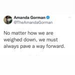 Amanda Gorman Instagram - 🚨BIG NEWS!!🚨 I wrote A New Day’s Lyric both to celebrate the new year & honor both the hurt & the humanity of the last one. To pay my words forward, ➡️I’m raising funds for the International Rescue Committee⬅️ (IRC) @rescueorg whose response to the coronavirus pandemic and humanitarian crises provide lifesaving programs to vulnerable communities worldwide 🌎❤️. Instagram has already pledged $50,000! Let’s take donations even higher. You can give at the link, and/or share the fundraiser —even a little goes a long way. I’m always shy to quote my own poems, but I believe it in my bones when I say:  Come, look up with kindness yet, for wherever we come together, we will forever overcome 💛🙏🏿.