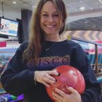 Lena Headey Instagram - Here’s my pal .. My gorgeous funny pal …  she’s 45 today … Fourty Five … How can you be 45 Amos MCGee … I mean .. 45 .. you hold a bowling ball like you’re 20 … How is that even possible .. at 45. 
I love you ya wonderful weirdo .. Thoughtful beyond ❤️❤️❤️❤️❤️
FOURTY FIVE though …. 🥳🤪😂🥰🥰🥰🥰