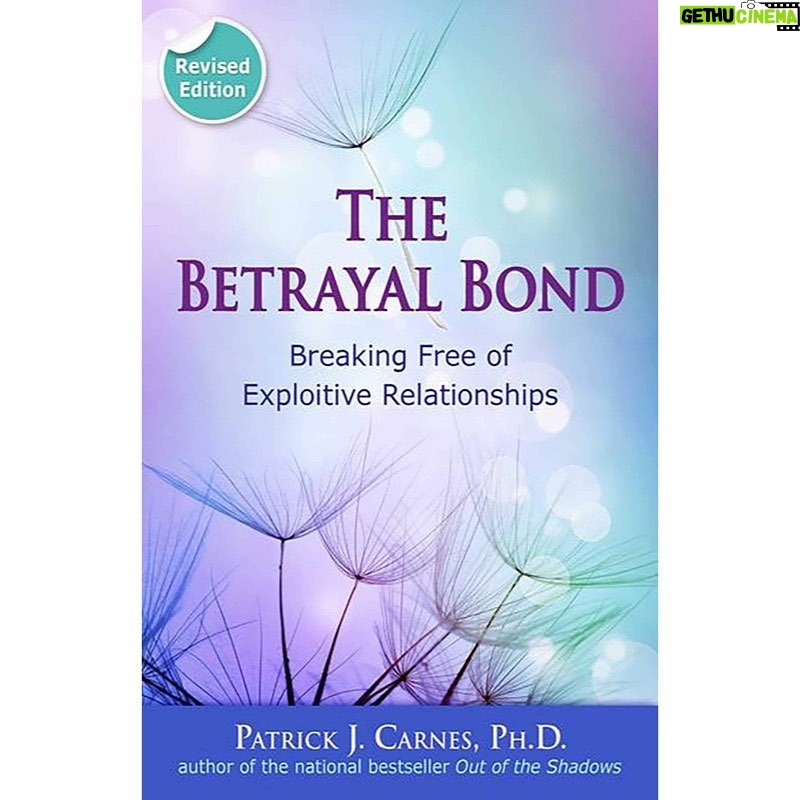 Leah Remini Instagram - One of the questions I get asked the most (besides “where is Shelly Miscavige?”) is “Why did you stay in Scientology for so long?”
To understand trauma bonding, I found this book, “The Betrayal Bond”, by Dr. Patrick Carnes, to be heartbreaking and revealing.
This book helped to answer questions as to why someone would stay in any sort of abusive relationship (romantic, friendship, a cult) and be exploited and manipulated.
#mondayreset
