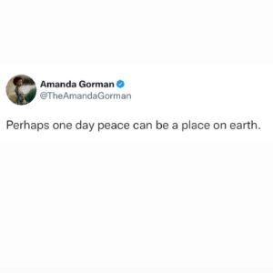 Amanda Gorman Instagram - If you’re not livid, you’re not listening. 🇺🇦