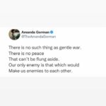 Amanda Gorman Instagram - If you’re not livid, you’re not listening. 🇺🇦