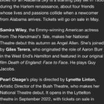 Samira Wiley Instagram - #WestEndDebut with these pretty people and @lynettelinton1 !