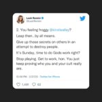 Leah Remini Instagram - I don’t like to make a habit of engaging with people like @kirstiealley…but Scientology banks on its horrific, criminal policies not being called out. Scientology thrives when people are silent. I won’t allow their threats to me or anyone else go un-answered.