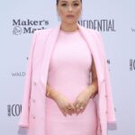 Camilla Luddington Instagram - Channeled my inner Barbie yesterday 💖💖💖💖💖💖
Thank you @lacmagazine for having me! 
Bubblegum glam by:
Stylist- @nataliehoseltonstyle 
Hair- @justinemarjan 
Makeup- @thetonyabrewer 

Dress- @rebeccavallance 
Shoes- @sarahflint_nyc 
Purse- @marzook_official 
Jewelry- @levian_jewelry 
@marli  @dorseyofficial