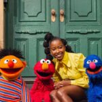 Amanda Gorman Instagram - F is for Friendship! 💛 Many thanks to my friends on @SesameStreet for all the laughs, love, and a lifetime of friendship. Don't miss my visit to @SesameStreet, streaming now on @HBOMax!