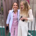 Jessica Capshaw Instagram - Look whose loving arms I got to run into today...