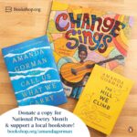 Amanda Gorman Instagram - I’m so excited that National Poetry Month is here! To help spread the love and power of poetry, you can donate my books to communities and schools that don’t have access to books—and support a local bookstore at the same time! Visit https://bookshop.org/amandagorman for details.
