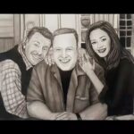 Leah Remini Instagram - Thank you so much for this drawing @shahrz.art — we’ve always been so fortunate to have such loyal fans in Germany…grateful you’re among them.