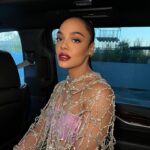 Tessa Thompson Instagram – Last night it was a dream to officially celebrate joining the @armanibeauty family with my extremely cute fam & friends, like a mermaid at a gala! It’s an honor! 

@Armanibeauty #Armanibeauty #ArmanibeautyPartner #ArmaniLipPower