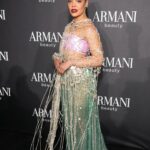 Tessa Thompson Instagram – Last night it was a dream to officially celebrate joining the @armanibeauty family with my extremely cute fam & friends, like a mermaid at a gala! It’s an honor! 

@Armanibeauty #Armanibeauty #ArmanibeautyPartner #ArmaniLipPower