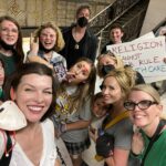 Milla Jovovich Instagram – The SCOTUS Republicans are LIARS. They were sworn in and all said they would uphold Roe vs. Wade. I am SO PROUD of my daughter and her friends for wanting to show up and support women’s reproductive rights which are now in question. Again. And it’s not the rich women and their daughters who will suffer. All those white senators who feel they have the right to make decisions about our bodies will send their little ladies to states on airplanes to get the abortions they need. Safe and sound. It’s the poor women who will suffer. And of course not one of these senators voted for universal healthcare or childcare or any other social safety net to care for the CHILDREN these unborn fetuses become. Once they’re born, well hell that’s not their problem. These men are a dying breed. THEY ARE THE MINORITY. And they’re doing all they can to hang on to power for the little time their kind has left. That’s why we showed up. Because we will not go backwards. No matter how much they would love us to. Go back to the good old days. When everyone knew their place. We know our place. It’s in your face SCOTUS. 80% of Americans support a woman’s right to have a safe abortion. FACT. 

Donate to Abortion Funds: where all people have access to abortion without shame or stigma. @abortionfunds 

* Keep Our Clinics:  Support independent community providers  in the US. @keepourclinics 

* M A Hotline: a confidential, private and secure phone and text hotline for people in need of support for self-managed miscarriage or abortion. 1-833-246-2632

* If you have questions about self-managed abortion and the law, @ifwhenhow can help. for legal advice and information on self-managed abortion. Visit ReproLegalHelpline.org or call 844-868-2812.

* Abortion On Our Own Terms: a resourced website for people to safely and effectively manage their abortion on their own terms. (Abortion Pills) Abortiononourownterms.org 

* INeedAnA.com: Find a clinic – to find vetted, up to date, and personalized info on how to get an abortion; no search or user data saved. @ineedanacom 

* Support/Share Practical Support Organizations (PSO’s): PSO’s help abortion seekers with travel and logistical support. @apiaryps