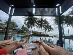 Gina Rodriguez Instagram - This day. This trip. This love. This island. Grateful. Grateful. So very grateful. #RCMemories #RCReserve #DoradoBeachReserve #puertorico