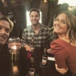 Camilla Luddington Instagram - Behind the scenes at Joe’s Bar from last nights ep! Got to film with these two amazing guys! ❤️ @realcarmack @skylarastin  #jolink #jodd #jolind 🤣#greysanatomy