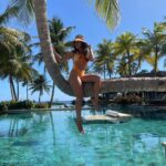 Gina Rodriguez Instagram - Climbing this branch was more difficult than I assumed…#RCMemories #RCReserve #DoradoBeachReserve