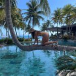 Gina Rodriguez Instagram - Climbing this branch was more difficult than I assumed…#RCMemories #RCReserve #DoradoBeachReserve