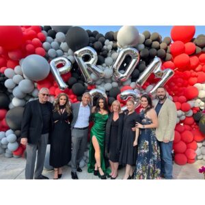Leah Remini Instagram - Last night was Sofia’s senior prom. Senior year is filled with exciting milestones but it doesn’t make it any less sad for parents when we wonder how time flew by so fast. Angelo and I couldn’t be prouder of the young woman Sofia is becoming. But I need this process to slow down.
