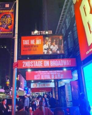 Camilla Luddington Instagram - Last night I got to watch my incredible TONY NOMINATED friend in a play!!!!!! @ijessewilliams you know it pains me to say this, but you were….AMAZING!!! the talent and stamina you have to have as an artist to perform at this level, night after night is wild.  If you get the opportunity to see this play, GO!! Take me out!!! 
Also, the icing on the cake- running into @shondarhimes who was there too!!! ❤️❤️❤️❤️❤️ #takemeout #broadway