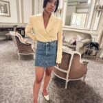 Priah Ferguson Instagram – Au revoir Paris! You have my heart. To the beautiful fans, I’ll cherish this experience for a lifetime. Special thanks to @netflixfr @strangerthingstv @lemeuriceparis @anahi.paris for your unmatched hospitality and of course, my impeccable team. 💕Pri

Stylist: @sophielopez
Hair: @sonia.messaoudi 
Makeup: @sarahattalia_ 

Style Deets
Top: @aninebing
Skirt: @aninebing
Shoes: @sam_edelman
Earrings: @jenniferzeunerjewelry 
Ring: @celestestarre
