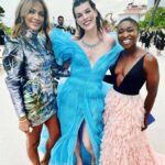 Milla Jovovich Instagram – Thank you @amfar for being a ray of light in this dark world right now. I am so proud to support all the incredible break throughs in medicine that this organization has made possible over the years through their fund raising for people living with HIV/AIDS as well as raising awareness for the prevention of the disease. I was lucky enough to be dressed for the gala by my fellow Ukrainian, the incredible designer @lever_couture! Together, my daughter @everanderson and I completed the Ukrainian flag with our colors on the red carpet! A special thank you to @messikajewelry and my amazing glam team: make up @patidubroff and hair @cyrillaloue!