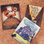 Camilla Luddington Instagram - Back home! Yay! Hayden’s wanted to read a “spooooky” book tonight. For anyone who has a kid that also loves scary (but fun!) stories I thought I’d show you 3 of my fav books! 👻 home sweet spooky home 💚 #childrensbooks #spookystories #bedtime #bedtimestories