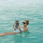 Kinsey Wolanski Instagram - The Dead Sea in Jordan 🇯🇴